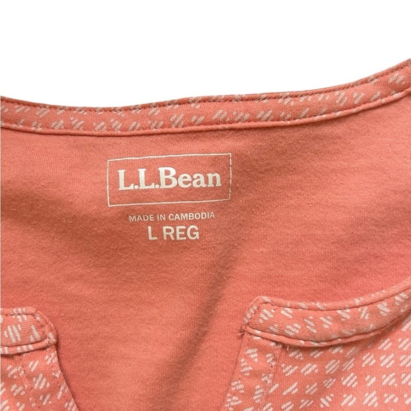 LLBean Women’s Shortsleeved T Shirt Size L - Picture 3 of 7